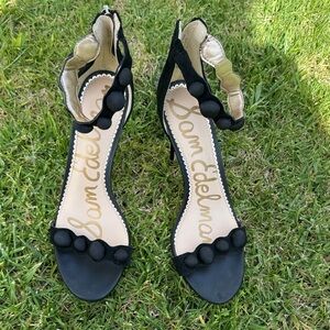 Sam Edelman Black Heeled Sandals